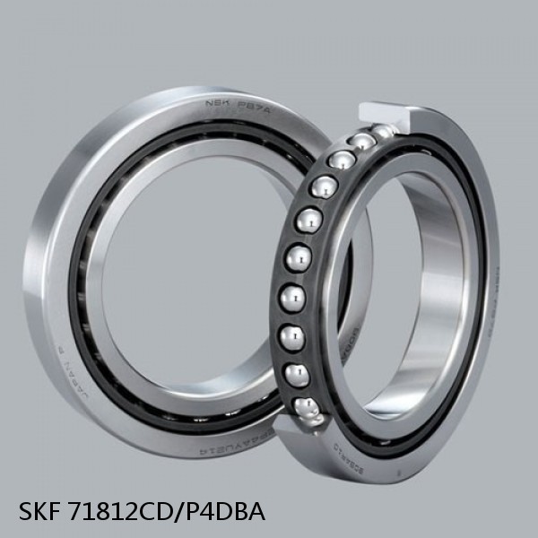 71812CD/P4DBA SKF Super Precision,Super Precision Bearings,Super Precision Angular Contact,71800 Series,15 Degree Contact Angle